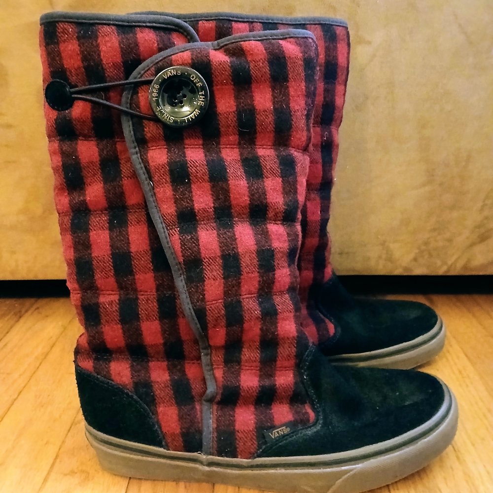 Vans Buffalo Plaid Boots